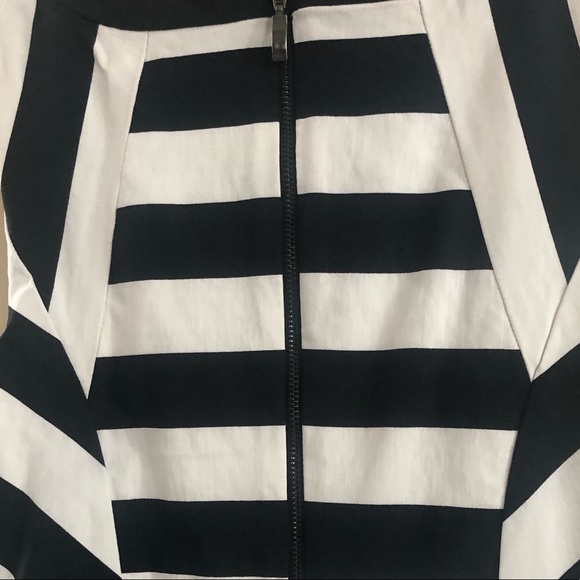 Striped navy and white dress with pockets - Size S - Picture 4 of 6